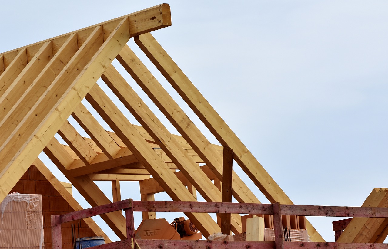 roof truss, wood texture, entablature